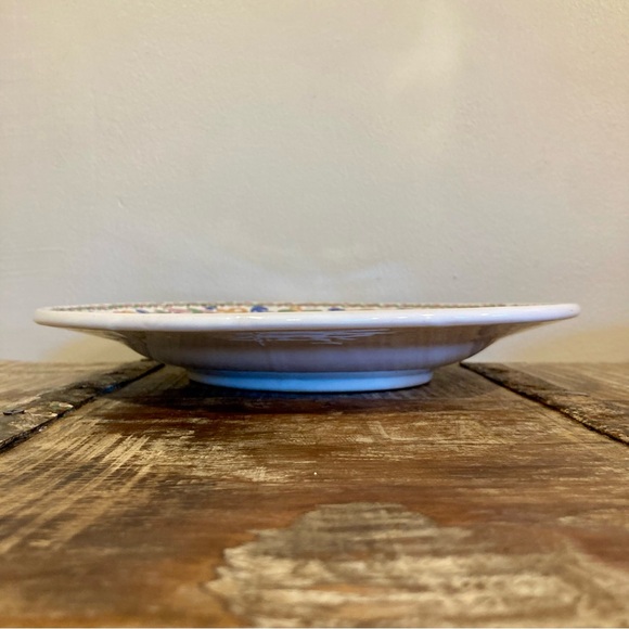 Majolica Wall Hanging 12 1/4” Bird & Flowers Hand Painted El Caballo Cojo Madrid - Picture 11 of 16